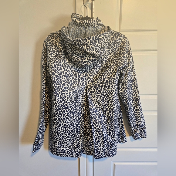 NWOT blue lepoard rain jacket- Tommy Hilfiger - Picture 4 of 6
